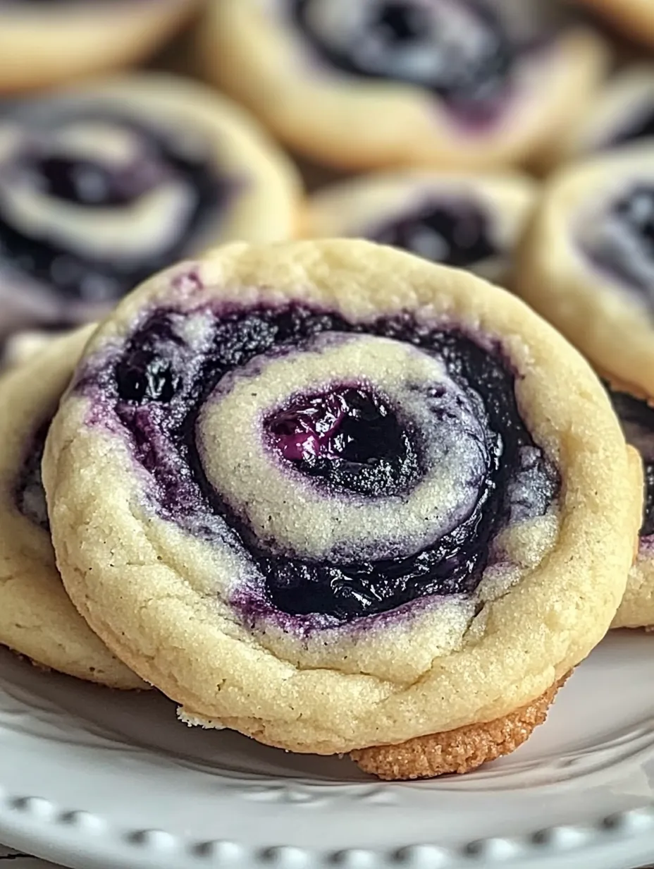 Cookies Cheesecake Myrtilles