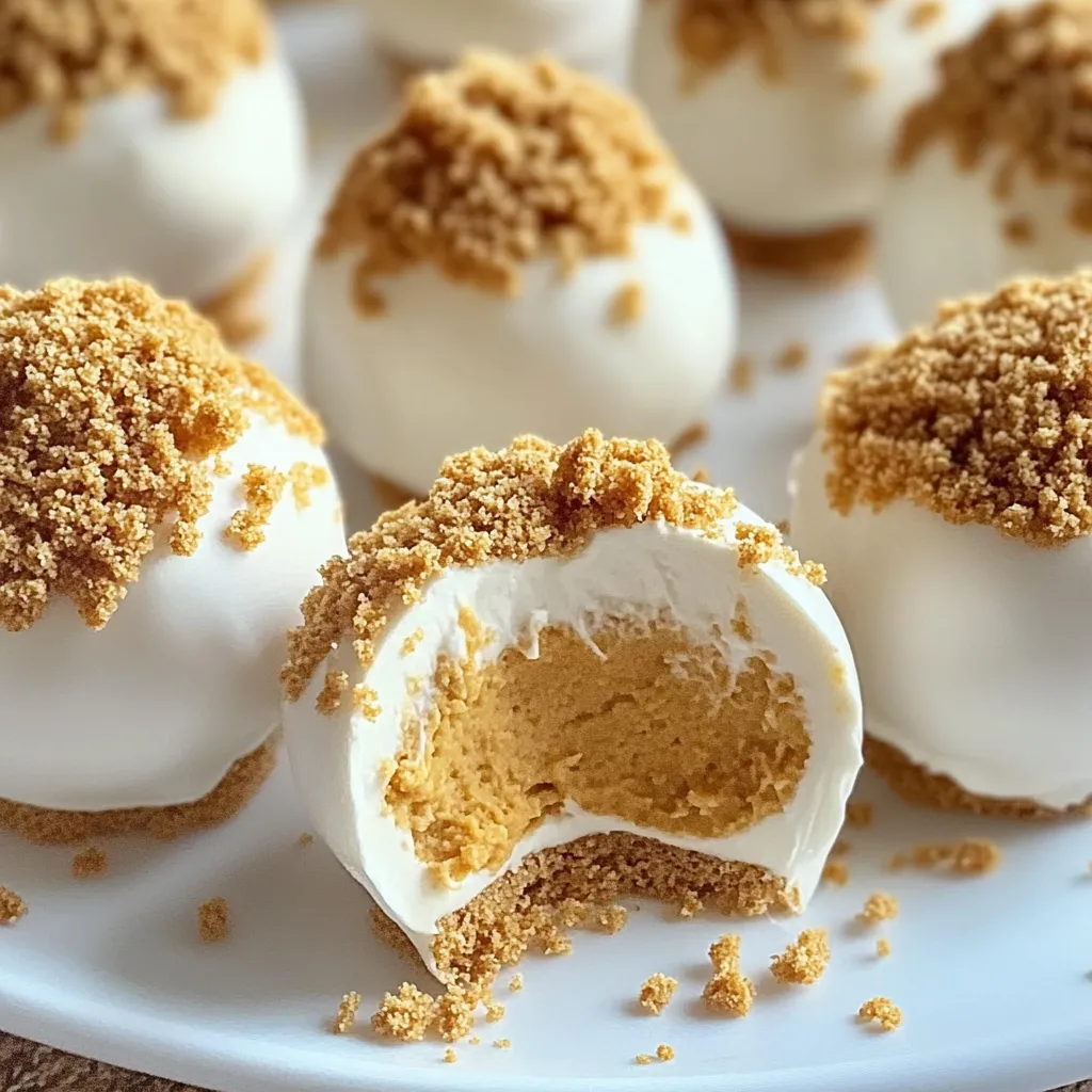 boules cheesecake potiron sans cuisson