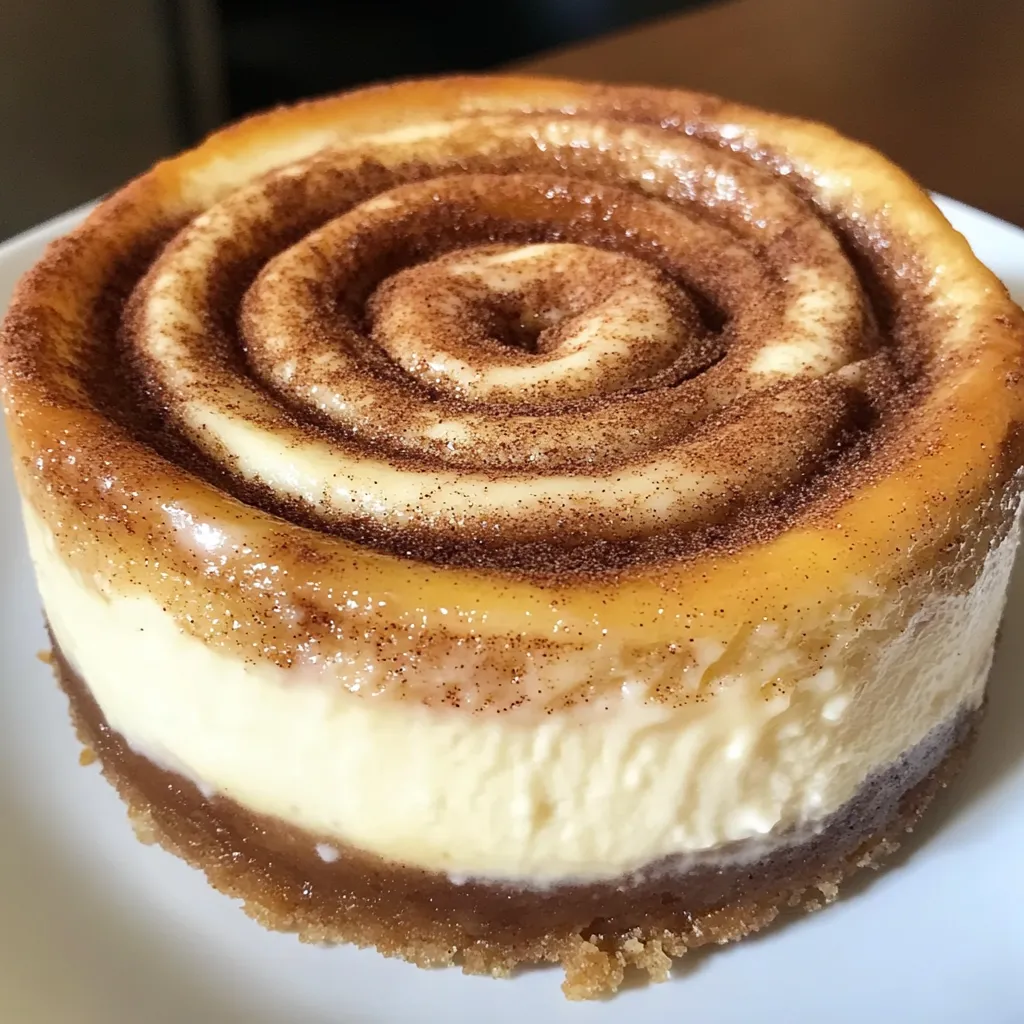 Cheesecake roulé à la cannelle et miel