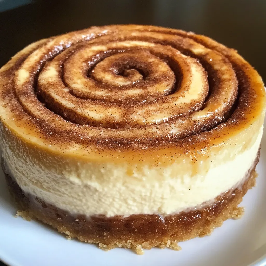 Cheesecake roulé cannelle