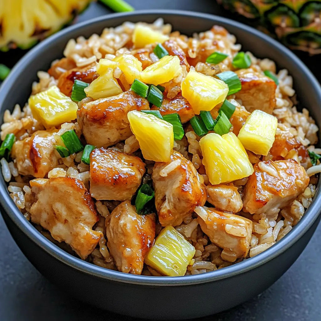 Poulet à l’ananas