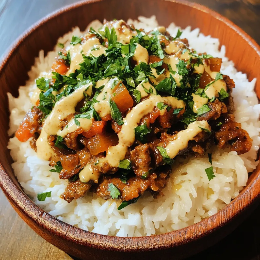 Bols de riz épicés à l’indienne