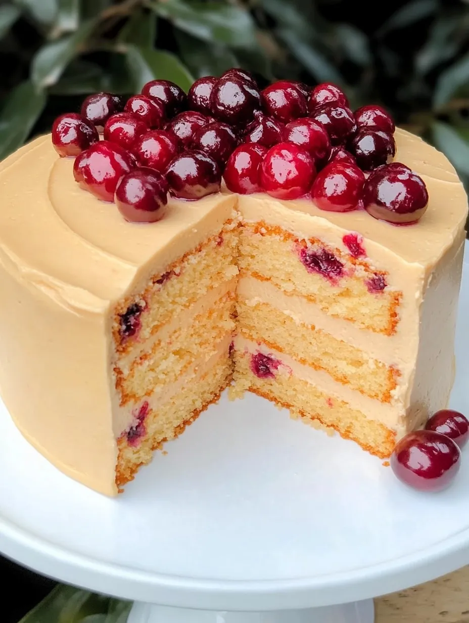 Délicieux Gâteau Cranberries