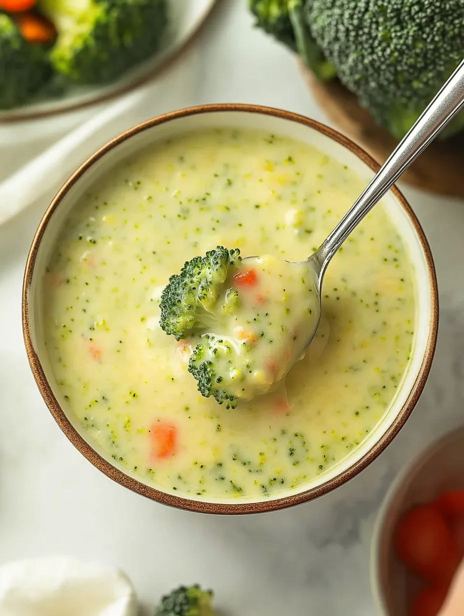Soupe Protéinée Brocoli et Cheddar