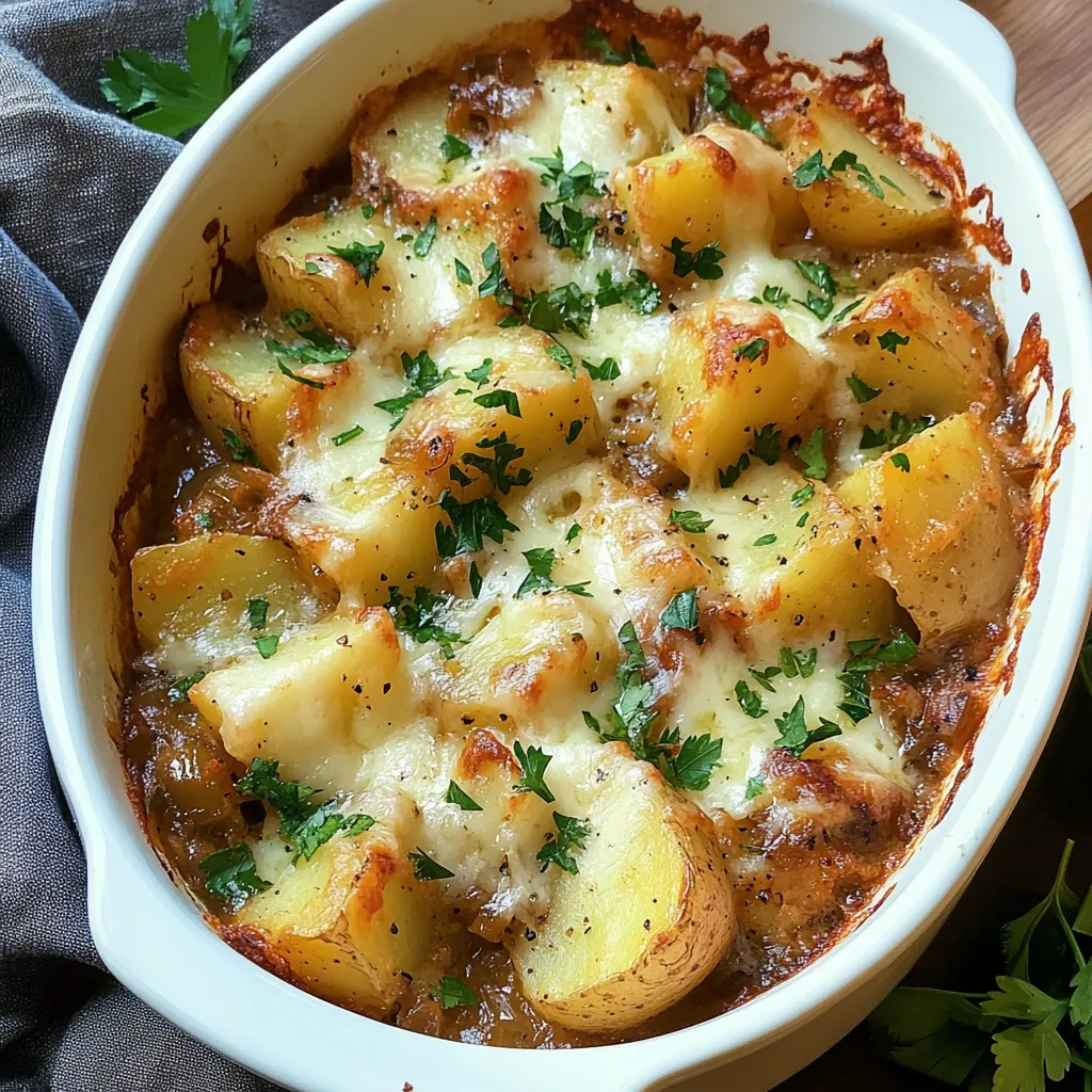 Gratin Pommes de Terre Oignons