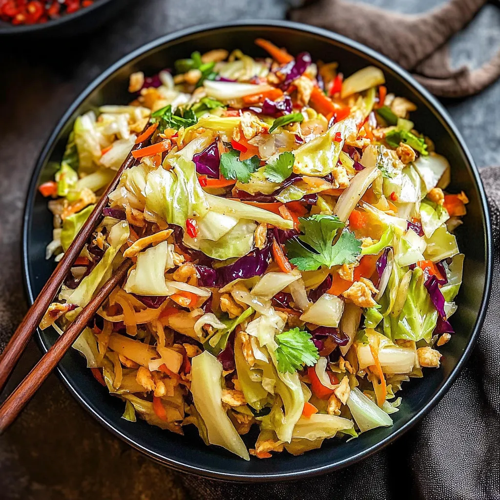 Chou Sauté Asiatique