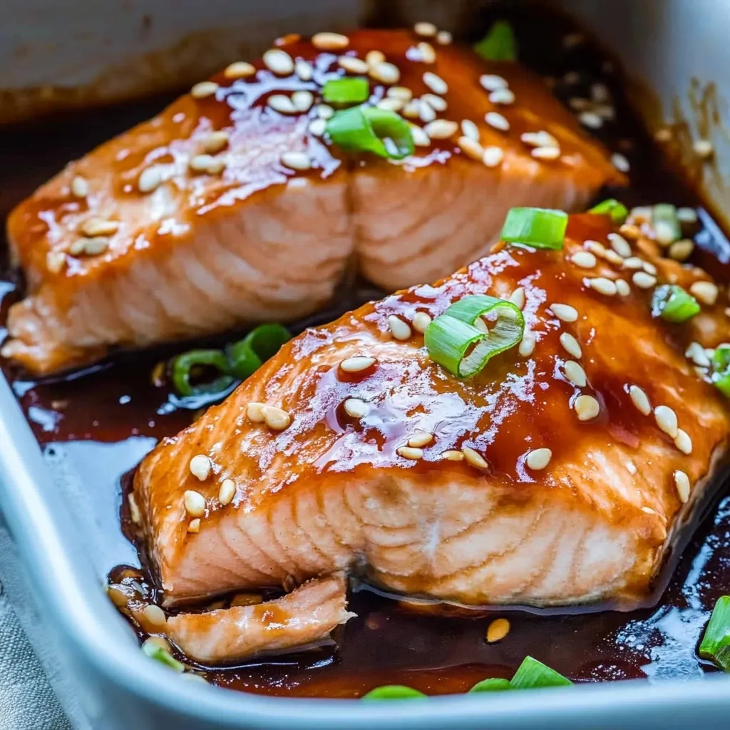 Saumon Teriyaki au Four