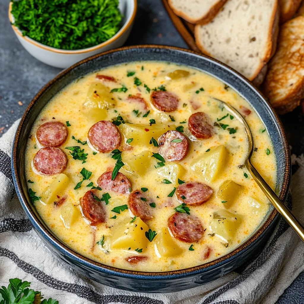 soupe kielbasa pommes terre