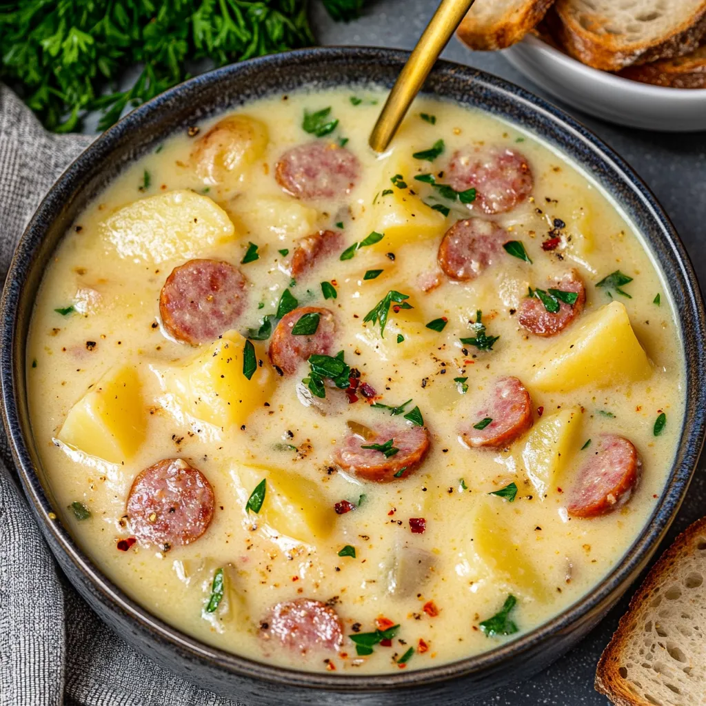 Soupe Saucisse Pommes de terre
