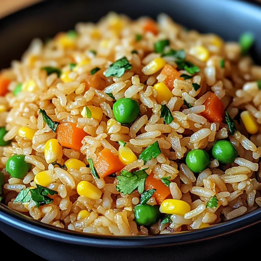 Riz sauté délicieux