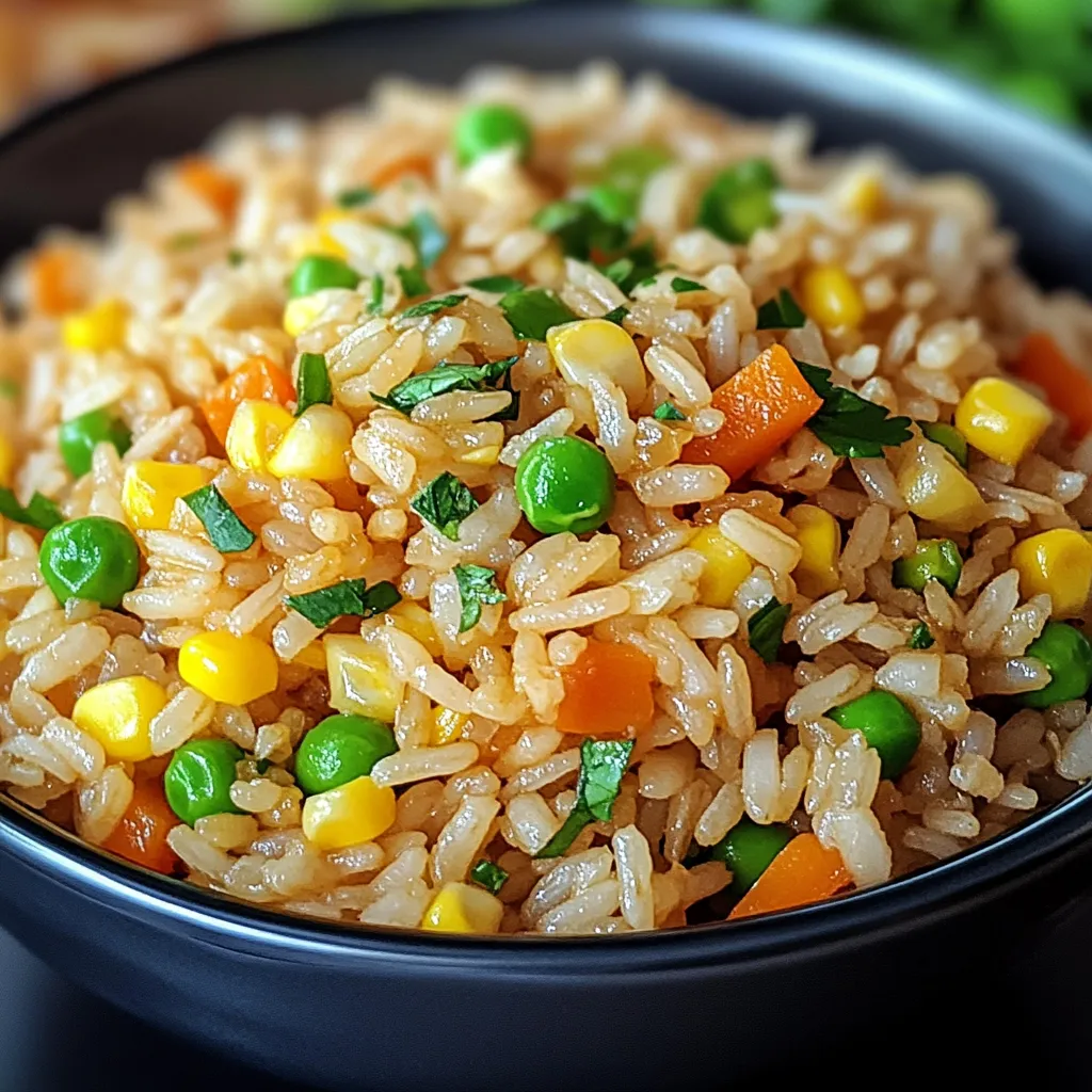 photo de riz sauté maison encore meilleur que le resto