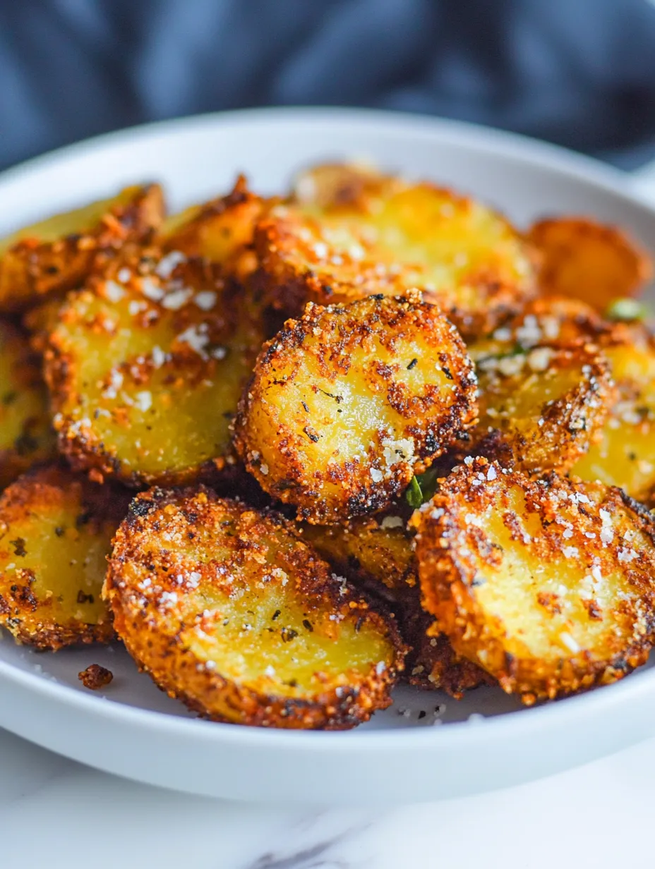 Pommes de terre croûte parmesan