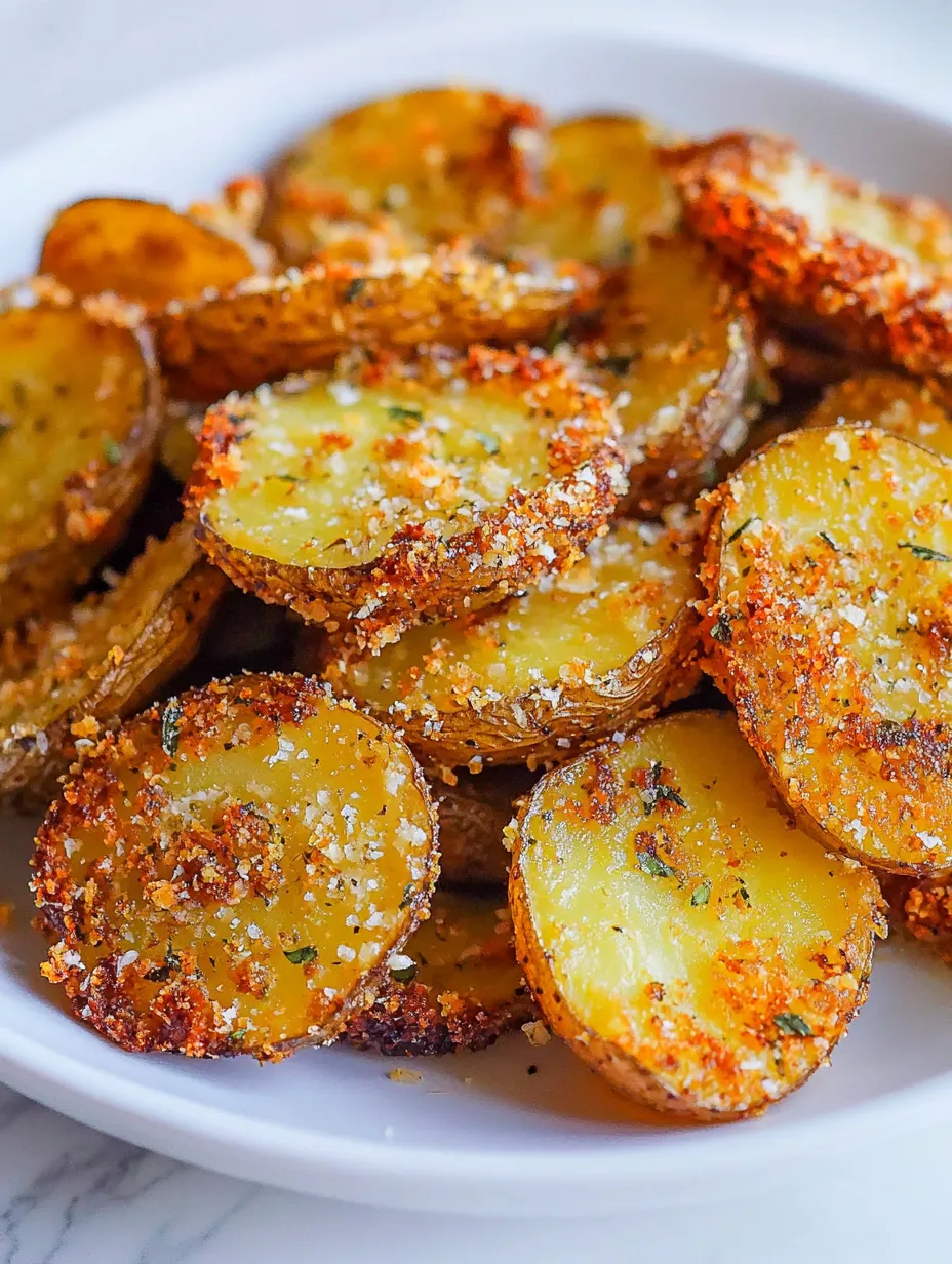 Pommes de terre parmesan et beurre à l’ail