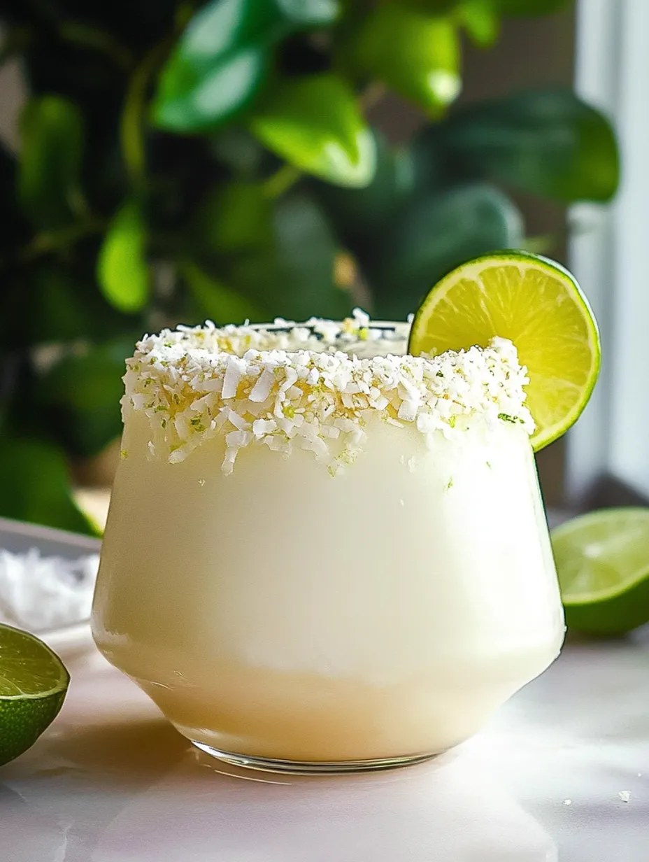 Margarita crémeux à la coco
