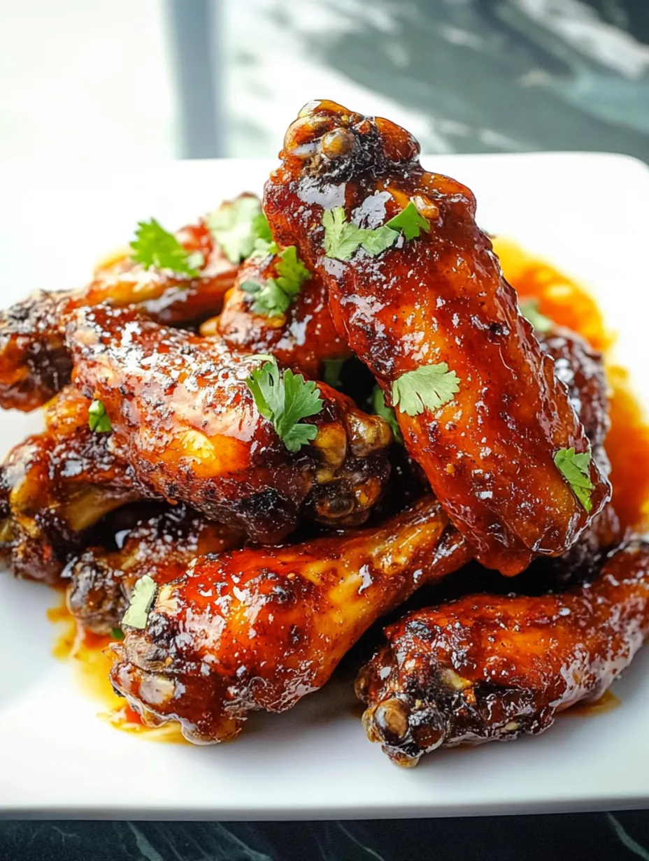 Ailes Jerk Croustillantes et Sauce Piquante