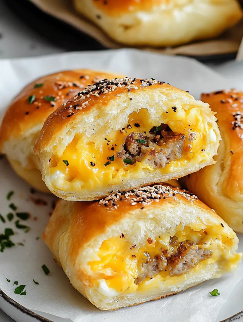 Meilleurs Kolaches Saucisse Œuf Fromage