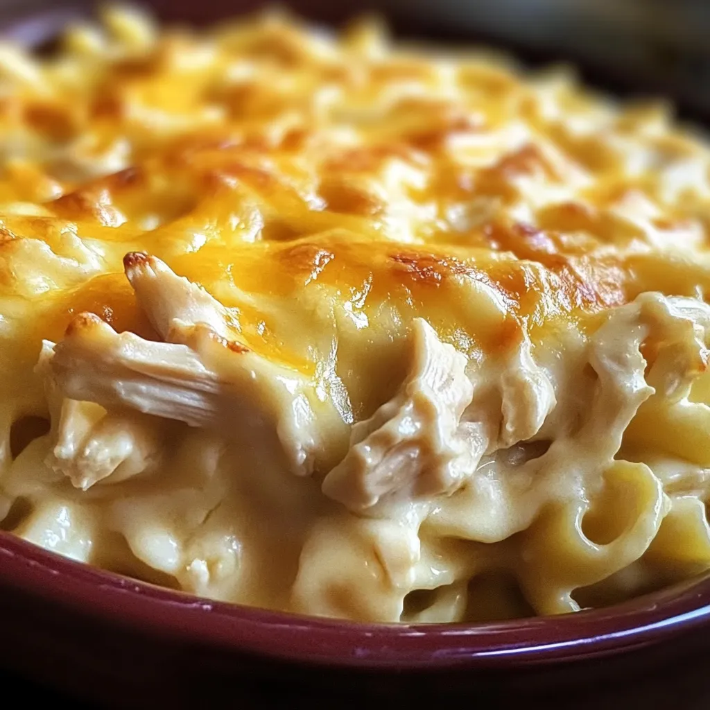 Gratin de poulet façon Paula Deen