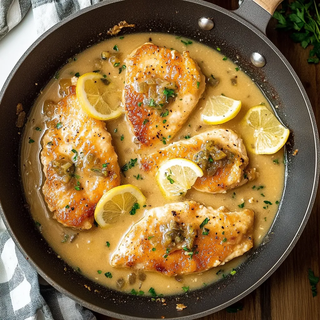 Poulet Piccata Facile