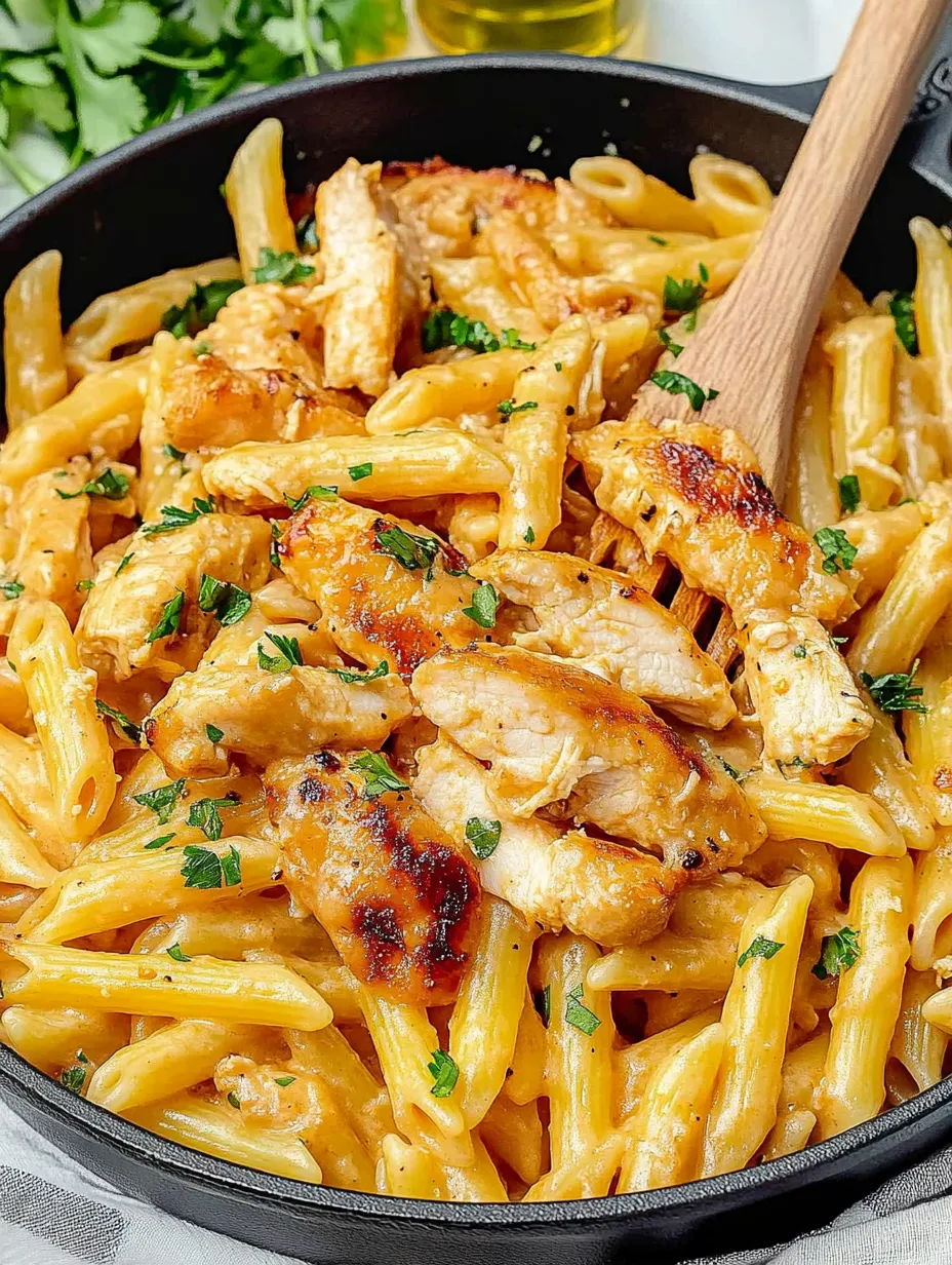 Recette de Penne au Poulet Gourmand