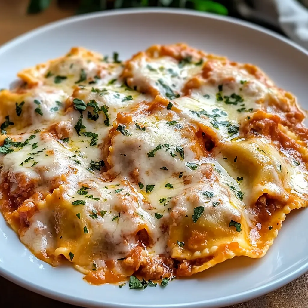 Lasagne Facile aux Raviolis