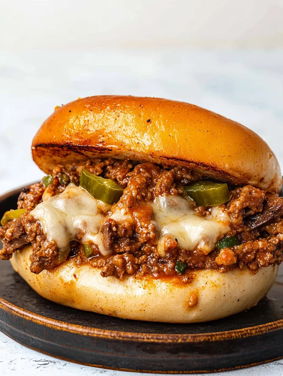 Recette de Sloppy Joes façon Philly Cheesesteak