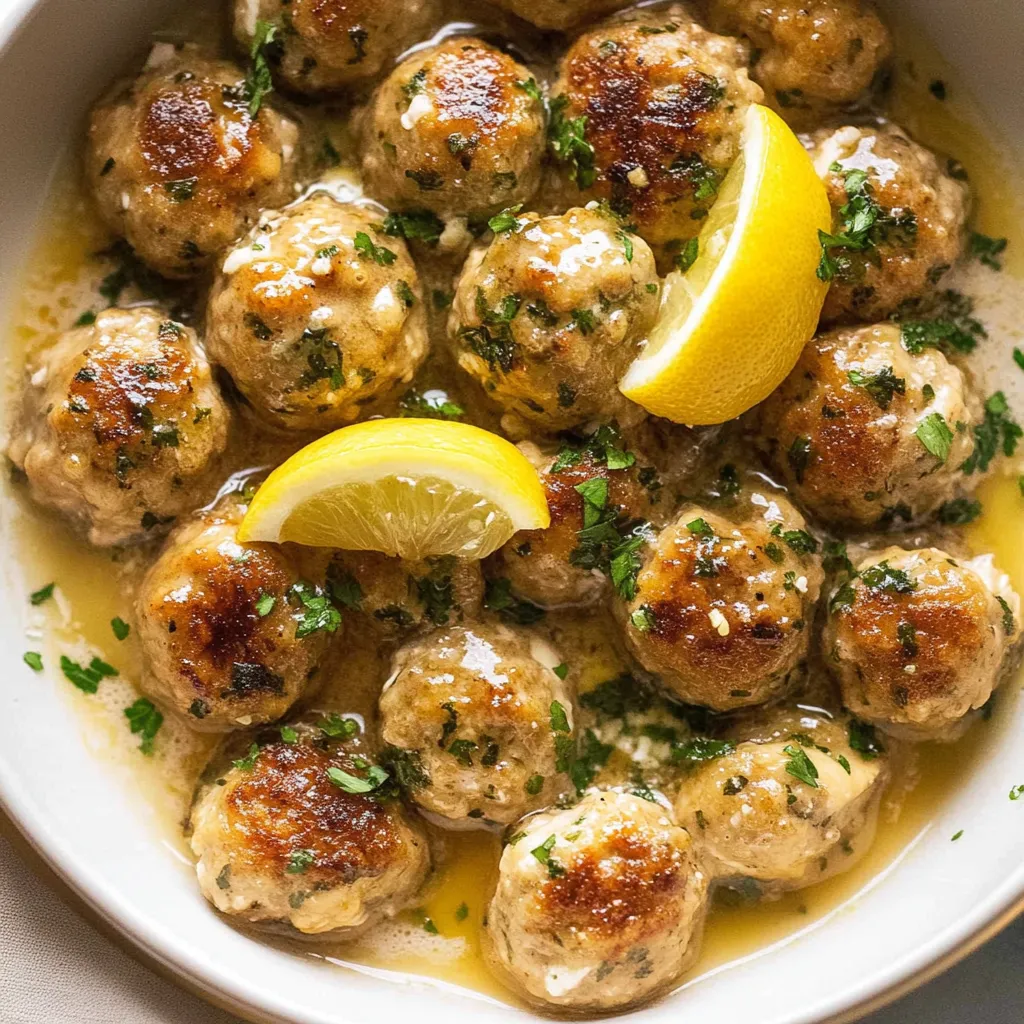 Boulettes citronnées