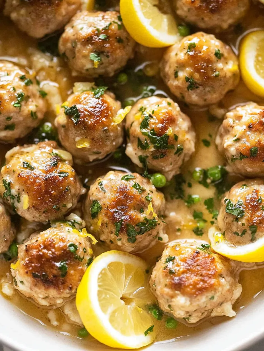 Boulettes piccata au poulet faciles