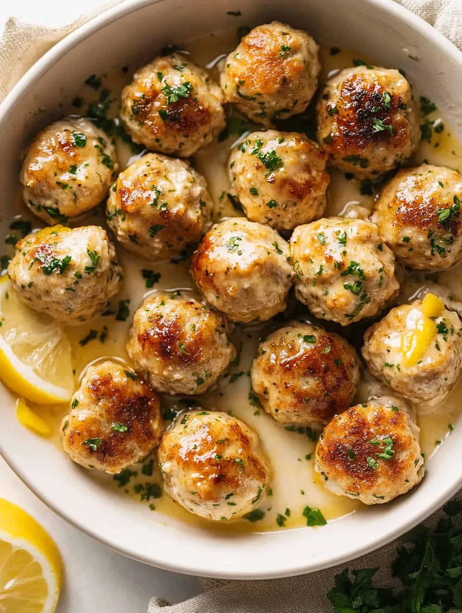 Boulettes piccata au poulet express