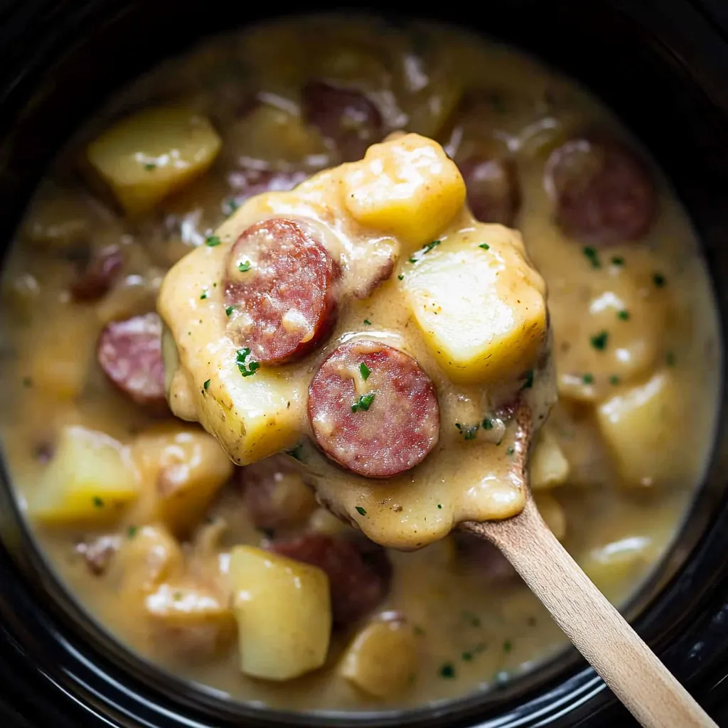 Kielbasa et pommes de terre à la cocotte