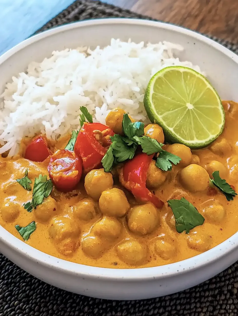Curry pois chiches express – Savoureux et rapide