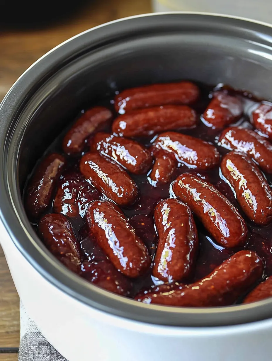 Saucisses mijoteuse ultra facile