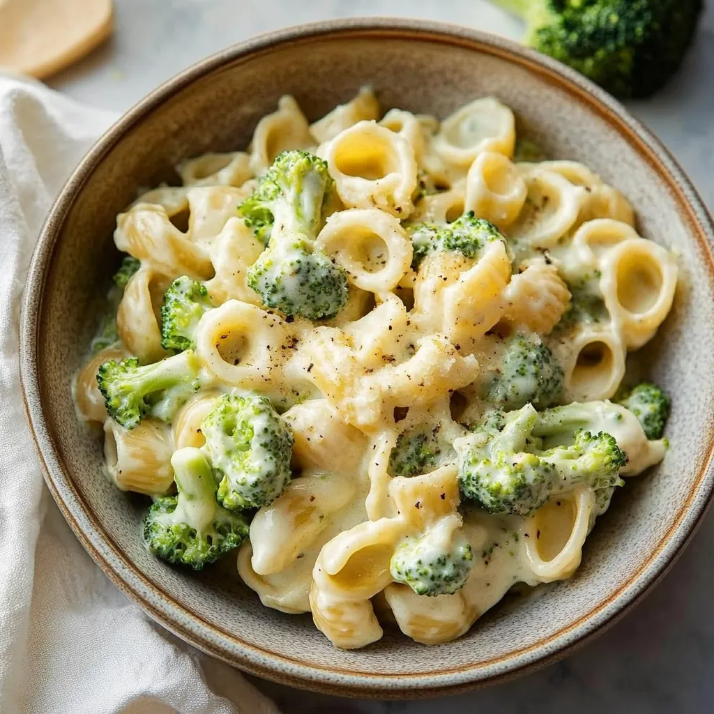 Pâtes crémeuses au brocoli