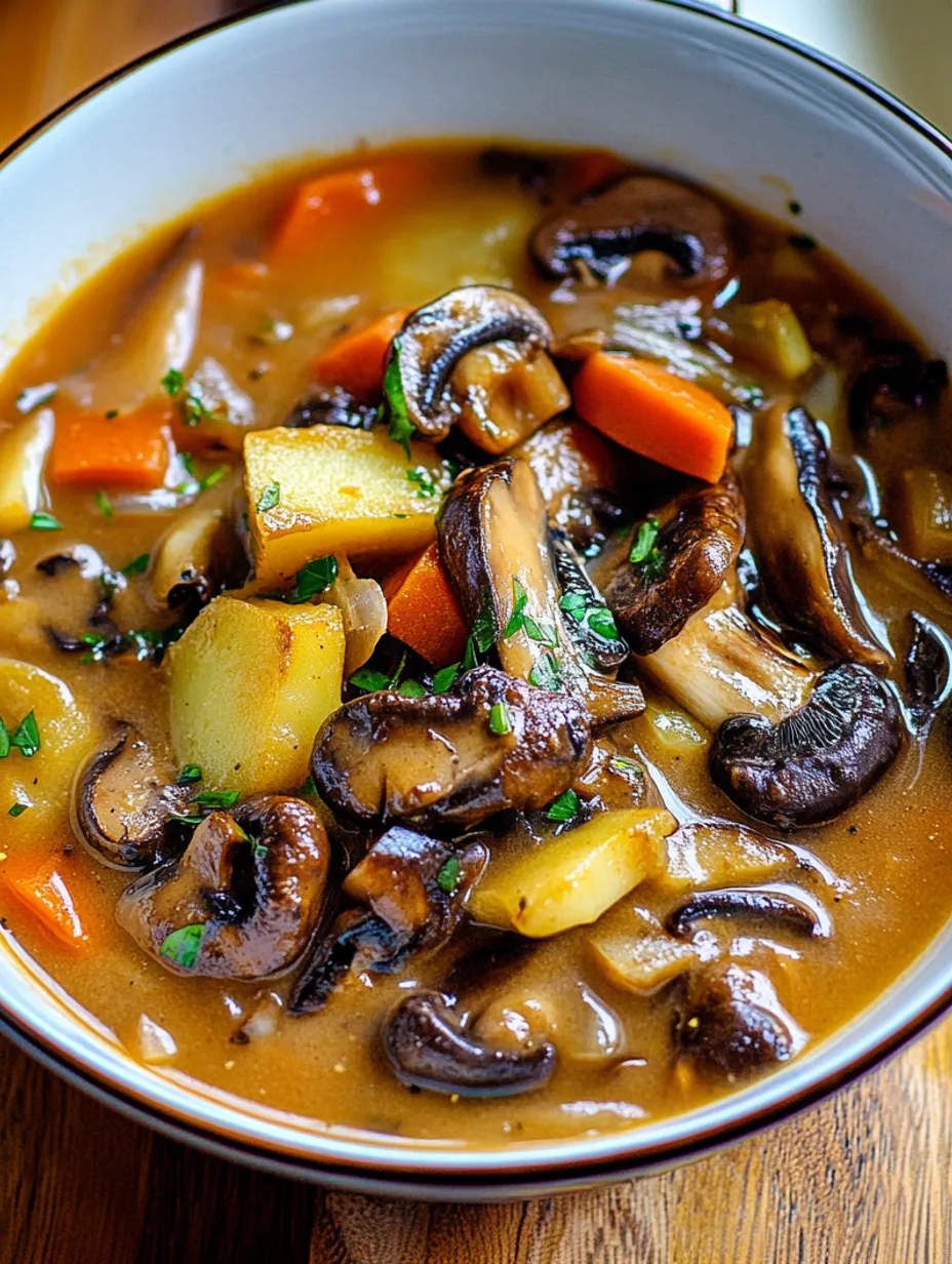 Mijoté de Champignons Crémeux