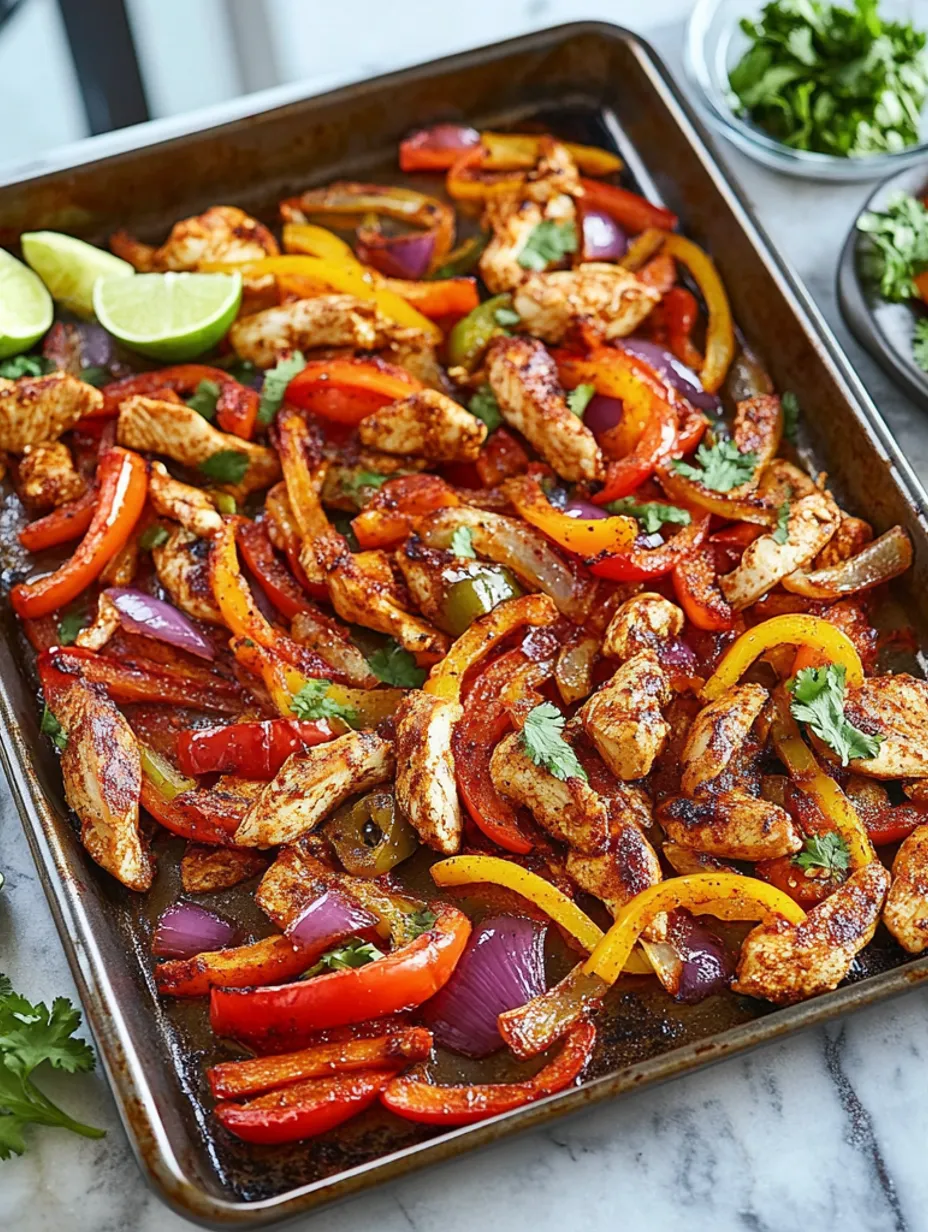 Fajitas de poulet ultra simples au four