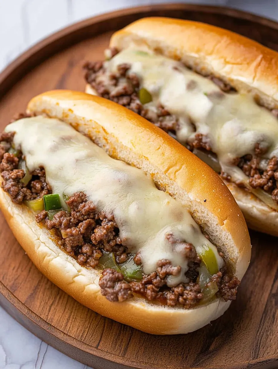 Philly facile au bœuf haché