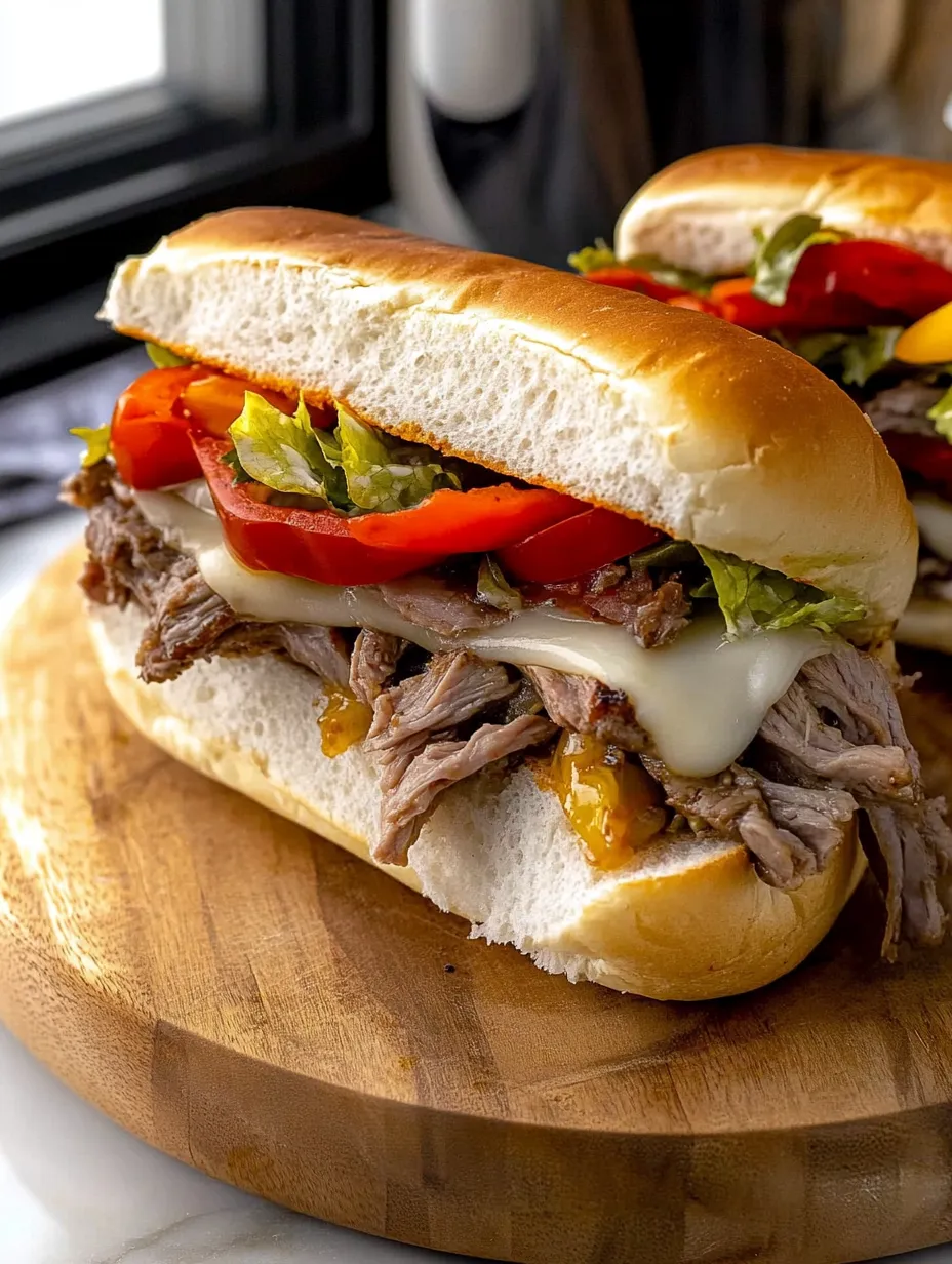 Sandwichs à la Viande Italienne maison