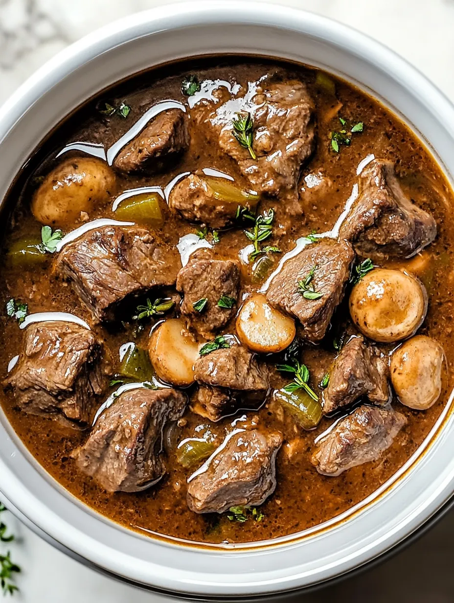 Ragoût Bœuf Cétogène Facile Slow Cooker