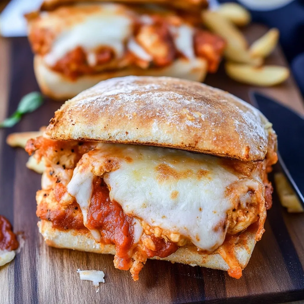 Sandwich Poulet Parmesan