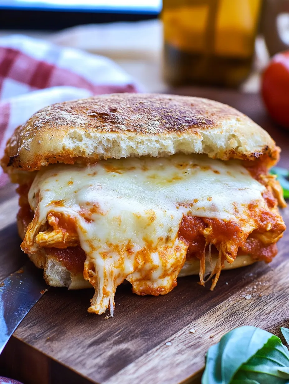 Sandwichs Poulet Parmesan maison