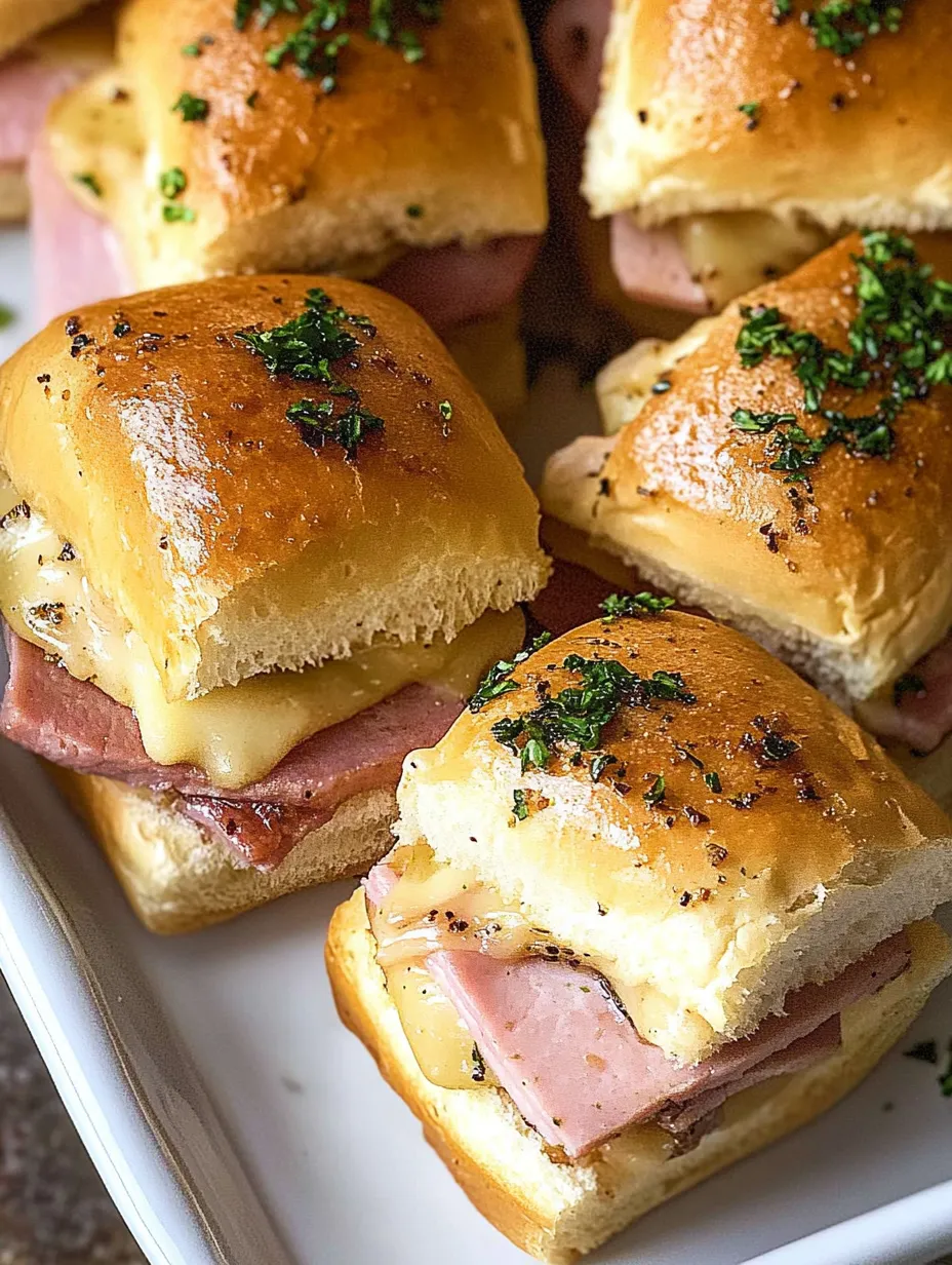 Mini Sandwichs Jambon Emmental Fastoche