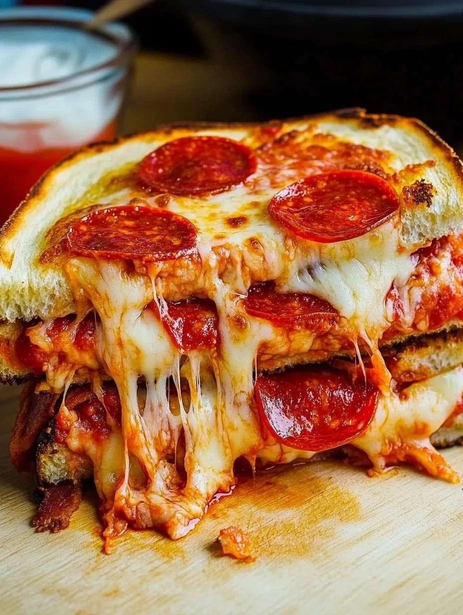 Croque Fromage Façon Pizza Pepperoni