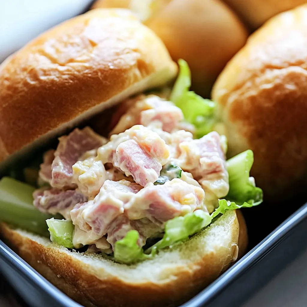 Salade de jambon crémeuse