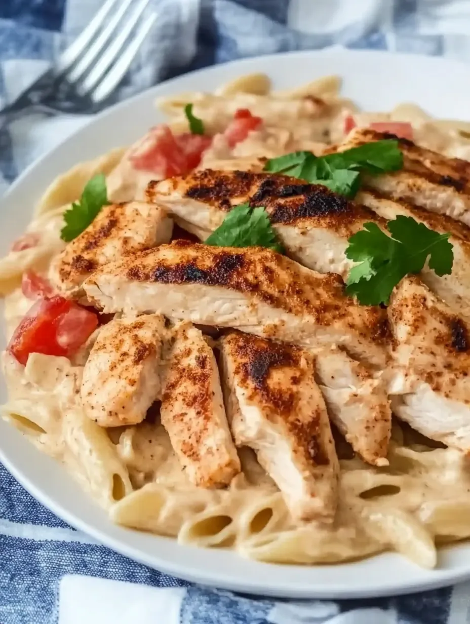 Pâtes Cajun crémeuses au poulet maison