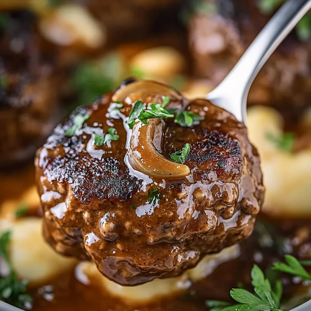 Steak Salisbury Facile et Rapide