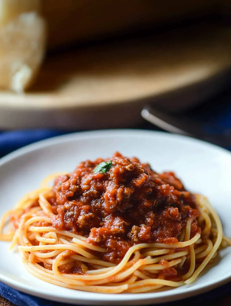 Sauce Spaghetti Maison Authentique