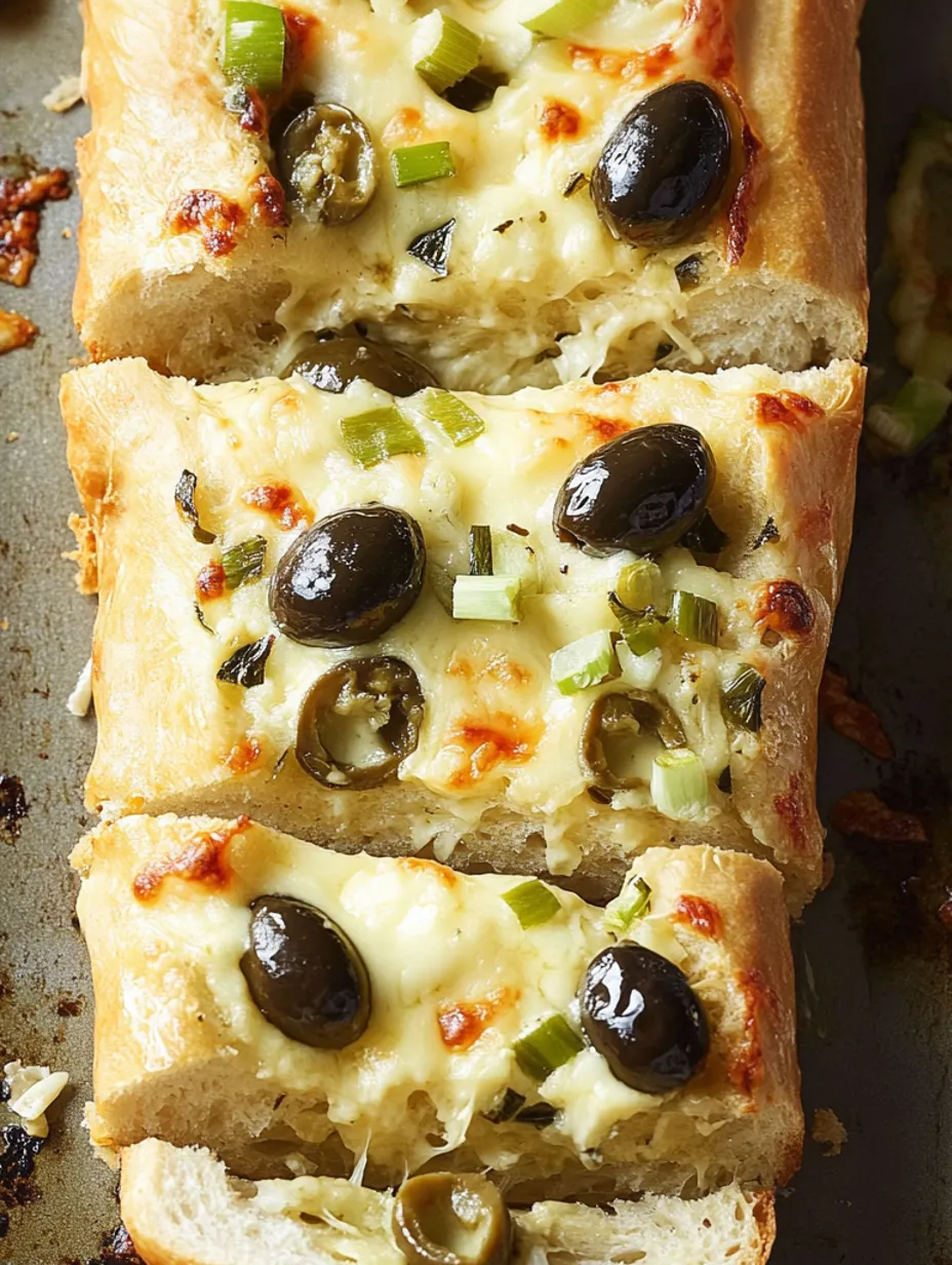 Pain facile aux olives et fromage