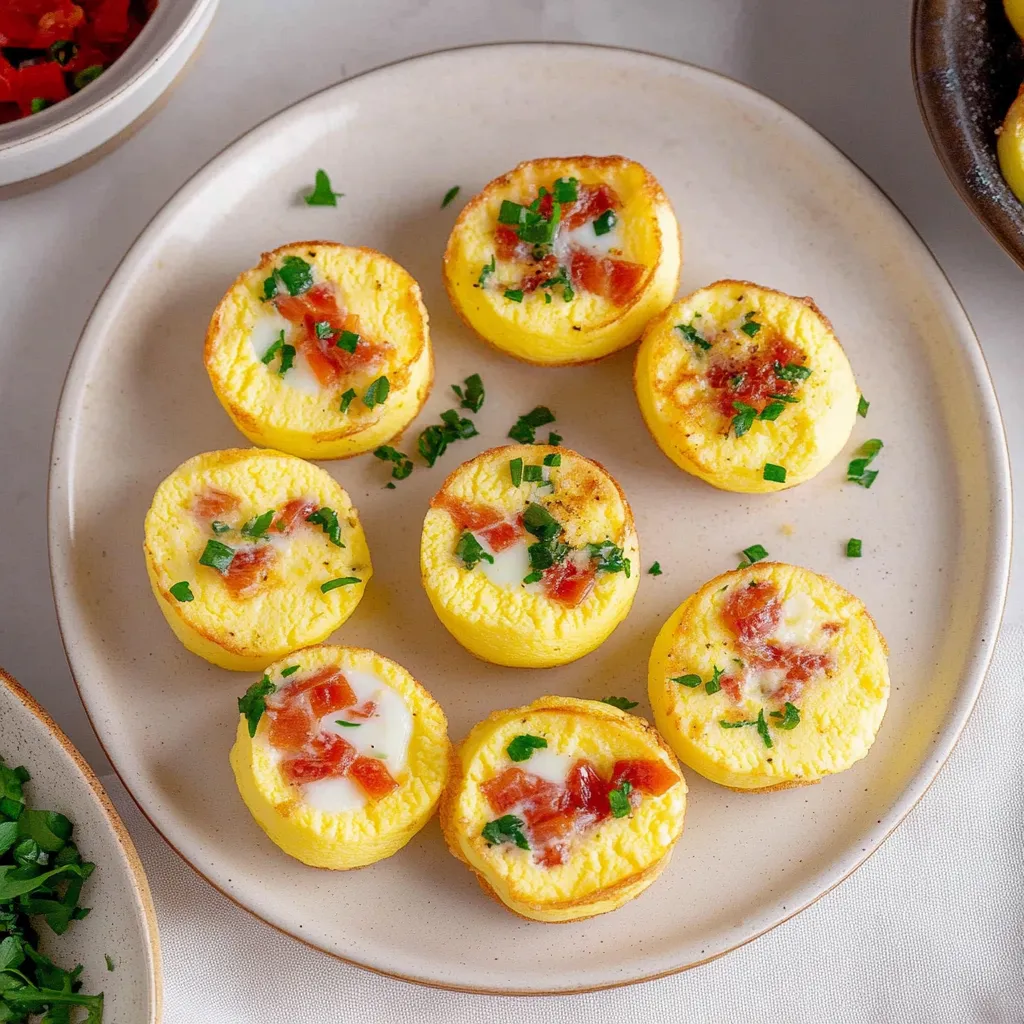 Bouchées fromage œufs