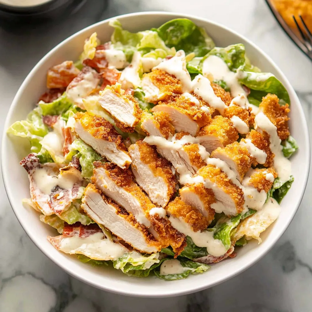 Salade Caesar Poulet Croustillant