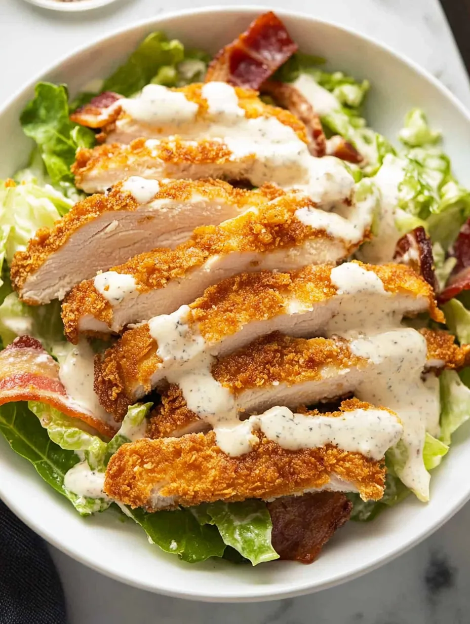 Salade César au Poulet Ultra Croustillant