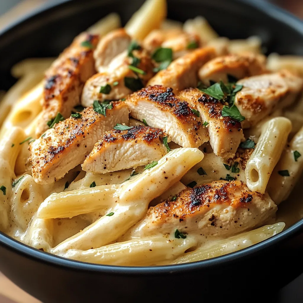 Pâtes Cajun Crémeuses au Poulet